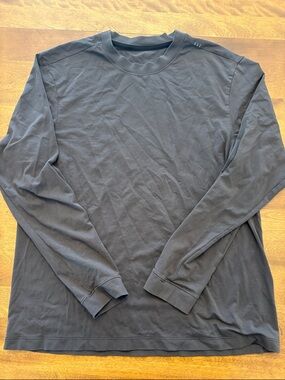 Lululemon Mens Zeroed In Long-Sleeve Shirt Grey
